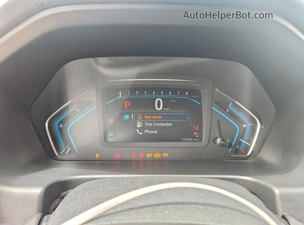 5FNRL6H89JB032167 2018 HONDA ODYSSEY Black Vista del cuadro de instrumentos