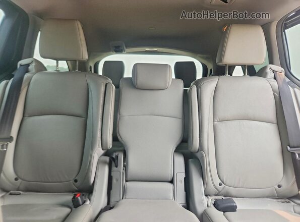 5FNRL6H89JB078730 2018 HONDA ODYSSEY Gray უკანა სავარძლების ხედი