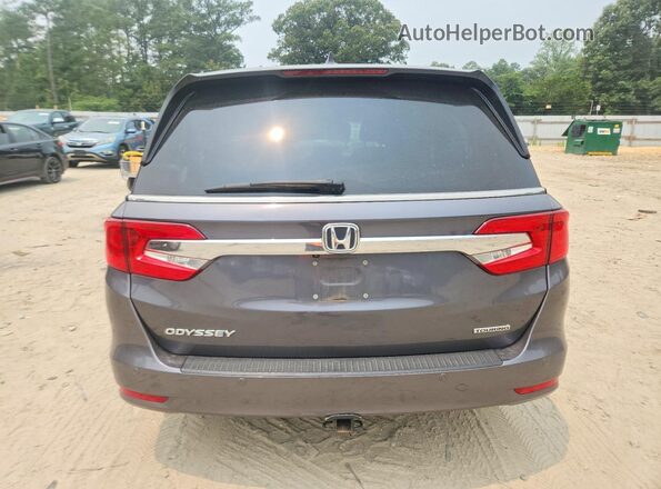 5FNRL6H89JB078730 2018 HONDA ODYSSEY Gray უკანა ხედი