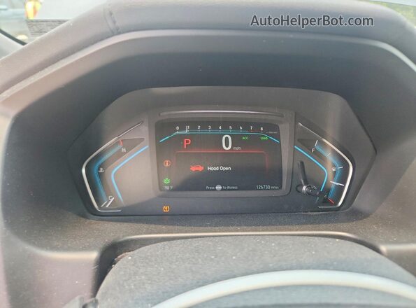 5FNRL6H89JB078730 2018 HONDA ODYSSEY Gray ხელსაწყოთა პანელის ხედი