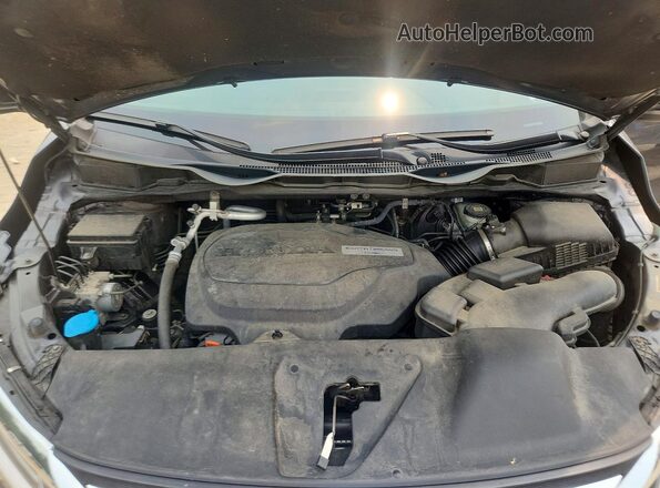 5FNRL6H89JB078730 2018 HONDA ODYSSEY Gray ძრავის განყოფილების ხედი