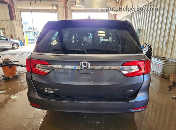 5FNRL6H89JB098847 2018 HONDA ODYSSEY Gray Rear view