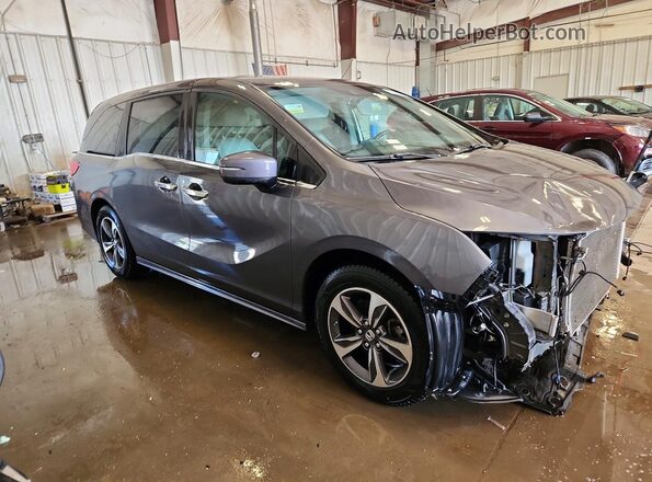 5FNRL6H89JB098847 2018 HONDA ODYSSEY Gray Front right
