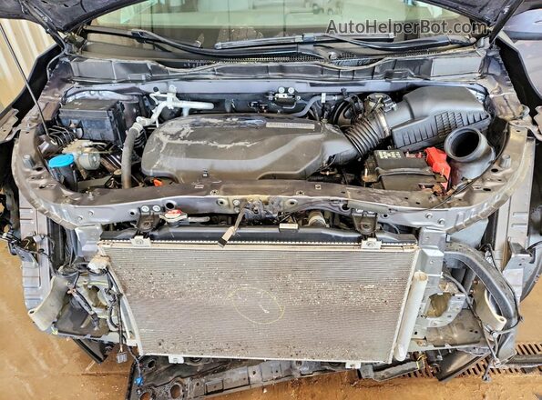 5FNRL6H89JB098847 2018 HONDA ODYSSEY Gray Engine compartment view