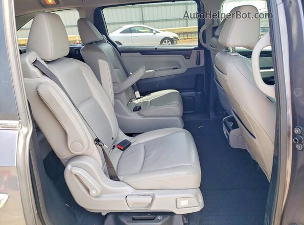 5FNRL6H89KB056213 2019 HONDA ODYSSEY Gray Rear interior view