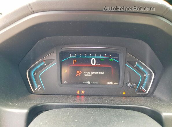 5FNRL6H89KB056213 2019 HONDA ODYSSEY Gray Instrument cluster view