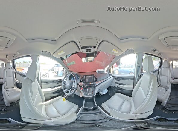 5FNRL6H89KB056213 2019 HONDA ODYSSEY Gray 360 interior view
