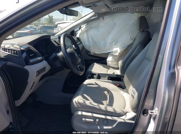5FNRL6H89MB000243 2021 HONDA ODYSSEY Silver Widok wnętrza z przodu