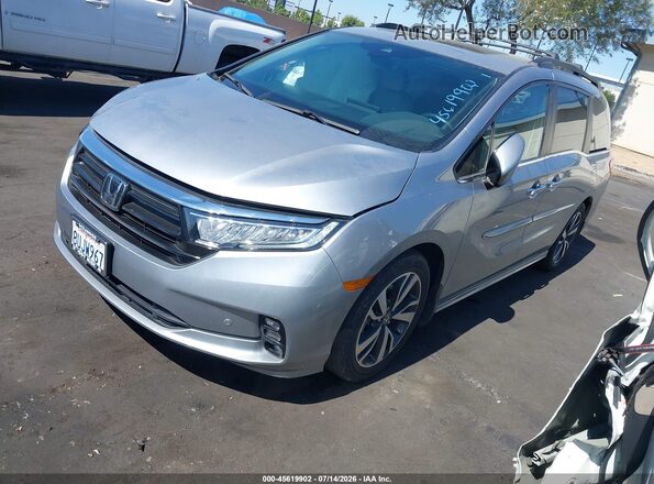 5FNRL6H89MB000243 2021 HONDA ODYSSEY Silver Przód lewy