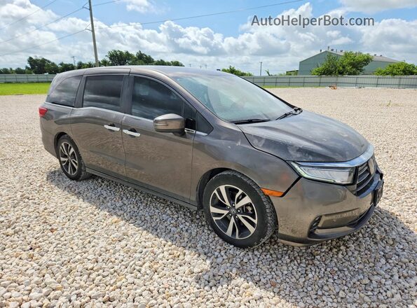 5FNRL6H89MB030729 2021 HONDA ODYSSEY Gray Առջևի աջ