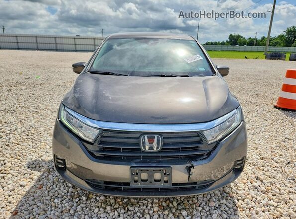 5FNRL6H89MB030729 2021 HONDA ODYSSEY Gray Դիմացի տեսք
