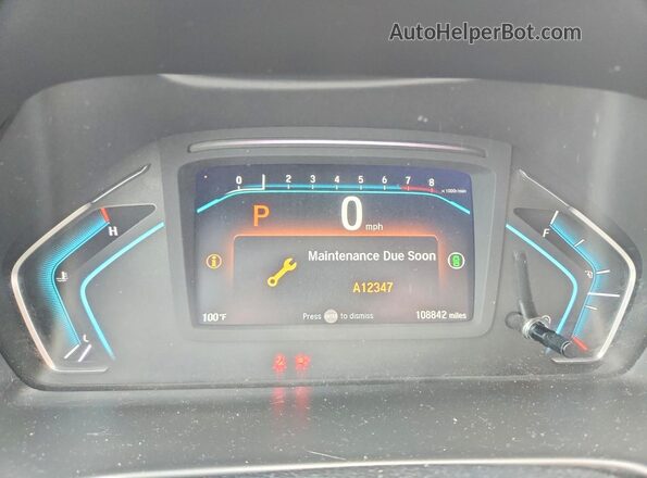 5FNRL6H89MB030729 2021 HONDA ODYSSEY Gray Սարքավորումների վահանակի տեսք