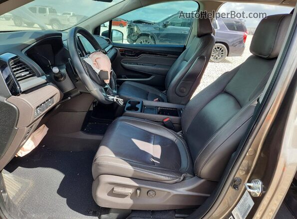5FNRL6H89MB030729 2021 HONDA ODYSSEY Gray Սալոնի դիմացի տեսք