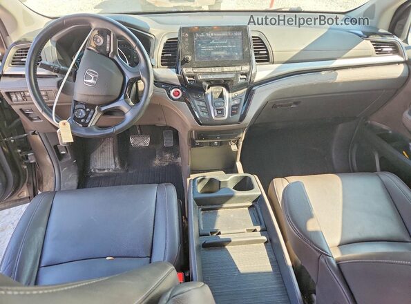 5FNRL6H89NB052134 2022 HONDA ODYSSEY Gray Вид панелі приладів