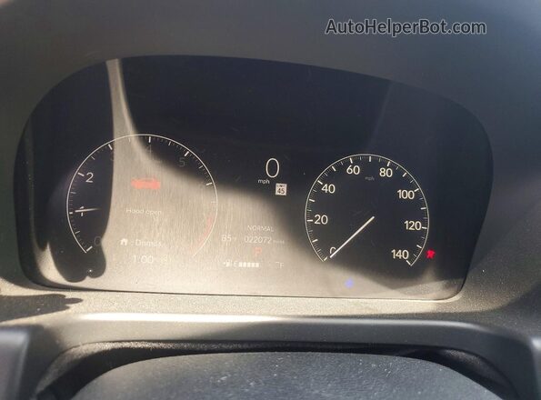 5FNRL6H89SB031487 2025 HONDA ODYSSEY Black Instrument cluster view