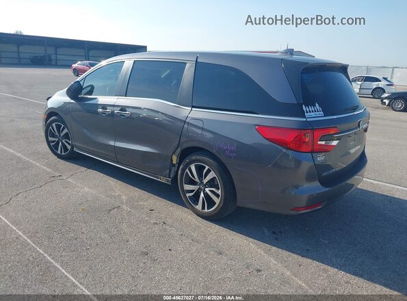 5FNRL6H8XNB018381 2022 HONDA ODYSSEY Gray Հետևի ձախ