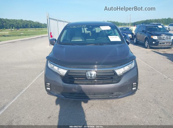 5FNRL6H8XNB018381 2022 HONDA ODYSSEY Gray Սարքավորումների վահանակի տեսք