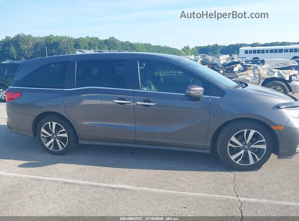 5FNRL6H8XNB018381 2022 HONDA ODYSSEY Gray Սալոնի հետևի տեսք