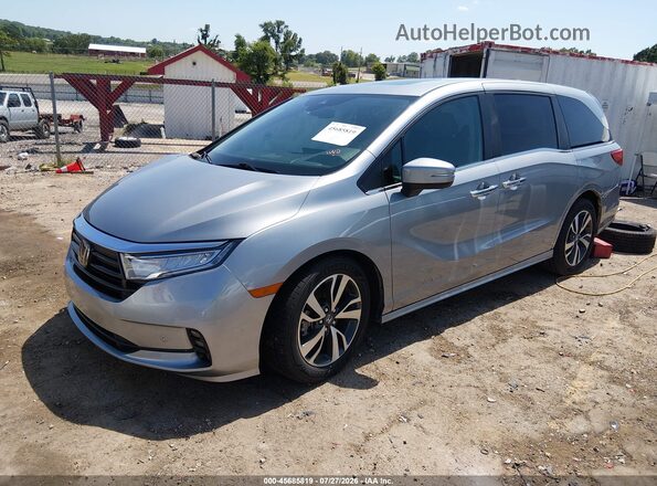 5FNRL6H8XPB043624 2023 HONDA ODYSSEY Silver წინა მარცხენა ხედი სამი მეოთხედიდან