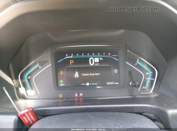 5FNRL6H8XPB043624 2023 HONDA ODYSSEY Silver უკანა სავარძლების ხედი