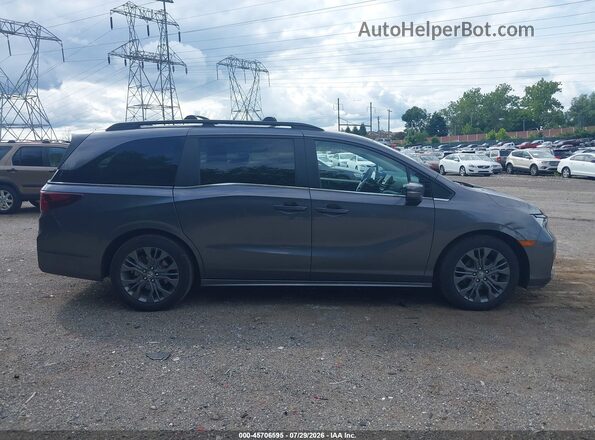 5FNRL6H8XSB002435 2025 HONDA ODYSSEY Серый Вид задней части салона