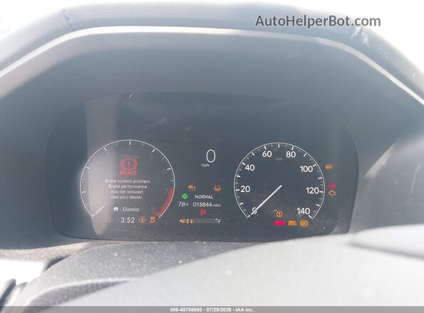 5FNRL6H8XSB002435 2025 HONDA ODYSSEY Серый Вид задних сидений