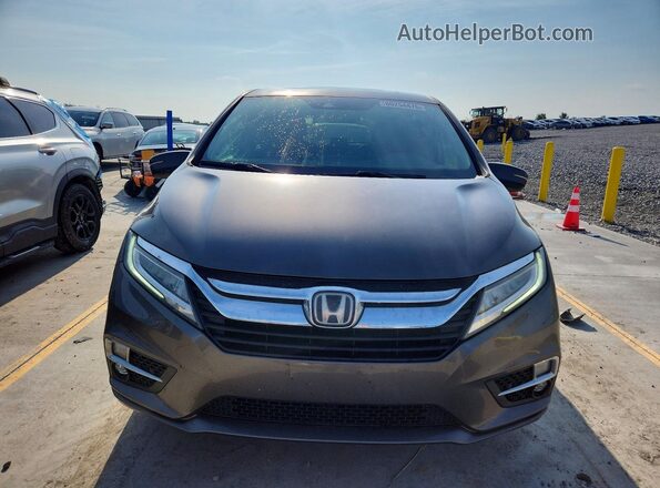 5FNRL6H90JB054504 2018 HONDA ODYSSEY Серый Вид спереди