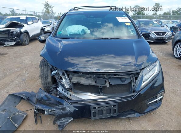 5FNRL6H90JB063946 2018 HONDA ODYSSEY Black Սարքավորումների վահանակի տեսք