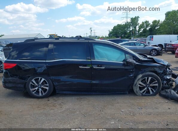 5FNRL6H90JB063946 2018 HONDA ODYSSEY Black Սալոնի հետևի տեսք