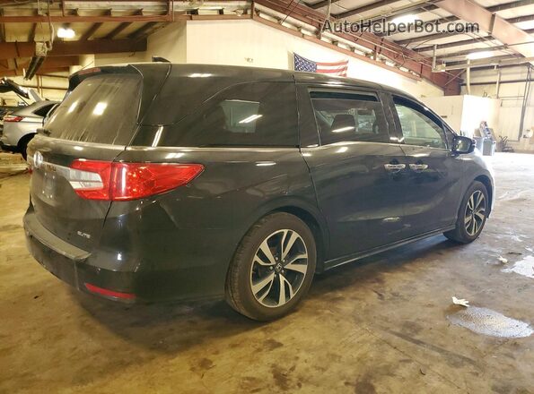 5FNRL6H90JB105449 2018 HONDA ODYSSEY Black Tył prawy