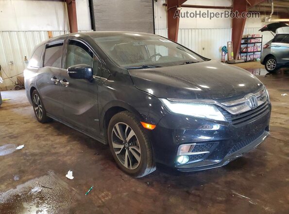 5FNRL6H90JB105449 2018 HONDA ODYSSEY Black Przód prawy