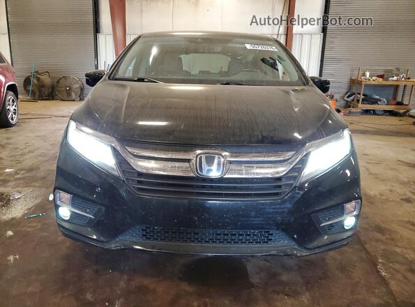 5FNRL6H90JB105449 2018 HONDA ODYSSEY Black Widok z przodu