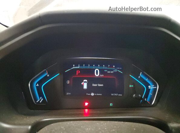 5FNRL6H90JB105449 2018 HONDA ODYSSEY Black Widok zestawu wskaźników