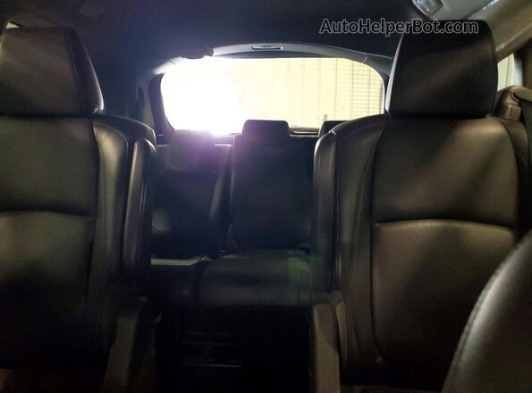 5FNRL6H90JB105449 2018 HONDA ODYSSEY Black Widok tylnych siedzeń