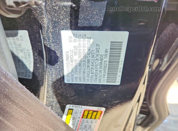 5FNRL6H90SB022735 2025 HONDA ODYSSEY Черный Вид наклейки с VIN-кодом