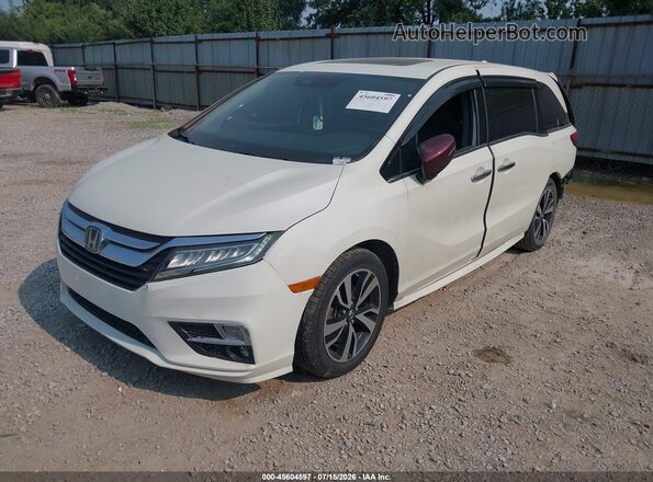 5FNRL6H91KB022288 2019 HONDA ODYSSEY White წინა მარცხენა ხედი სამი მეოთხედიდან