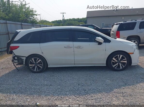 5FNRL6H91KB022288 2019 HONDA ODYSSEY White უკანა სალონის ხედი