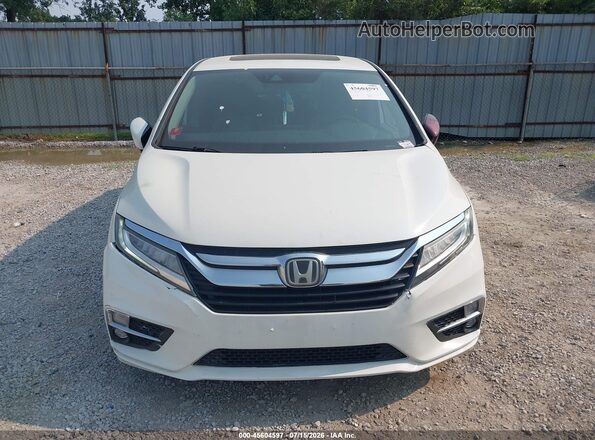 5FNRL6H91KB022288 2019 HONDA ODYSSEY White ხელსაწყოთა პანელის ხედი