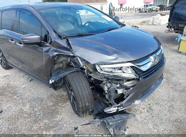 5FNRL6H91KB037826 2019 HONDA ODYSSEY Gray წინა ხედი