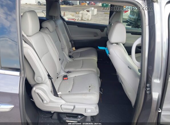 5FNRL6H91KB037826 2019 HONDA ODYSSEY Gray VIN კოდის სტიკერის ხედი