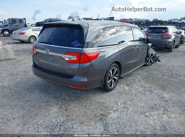 5FNRL6H91KB037826 2019 HONDA ODYSSEY Gray უკანა მარჯვენა