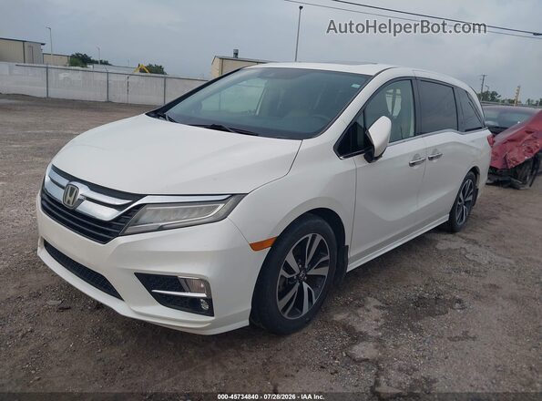 5FNRL6H91KB095497 2019 HONDA ODYSSEY White Vista tres cuartos delantera izquierda