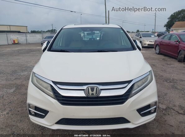 5FNRL6H91KB095497 2019 HONDA ODYSSEY White Vista del cuadro de instrumentos
