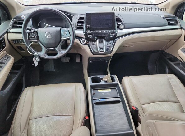 5FNRL6H91LB020963 2020 HONDA ODYSSEY White Dashboard view