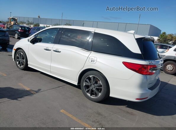 5FNRL6H91NB025986 2022 HONDA ODYSSEY White Trasero izquierdo