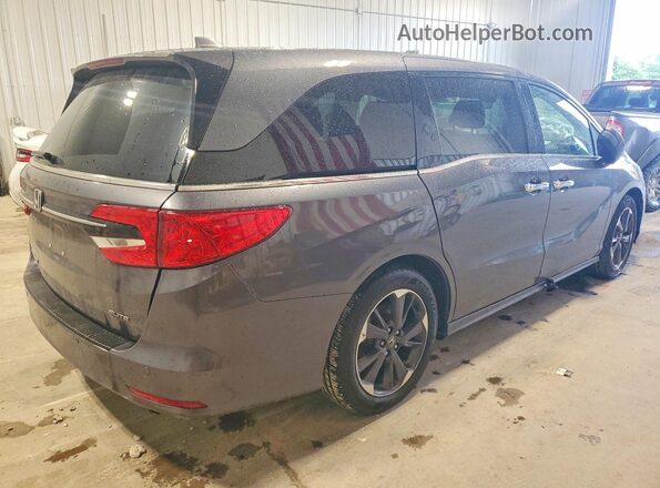 5FNRL6H91NB066358 2022 HONDA ODYSSEY Gray Հետևի աջ