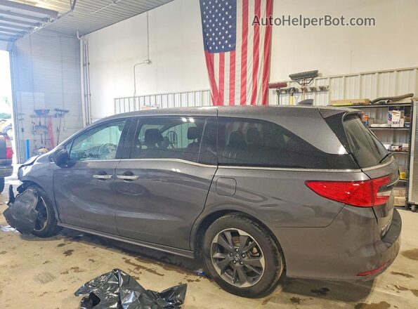 5FNRL6H91NB066358 2022 HONDA ODYSSEY Gray Հետևի ձախ