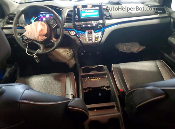 5FNRL6H91NB066358 2022 HONDA ODYSSEY Gray Առջևի վահանակի տեսք