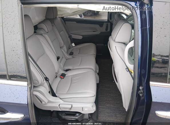 5FNRL6H91PB030155 2023 HONDA ODYSSEY Blue VIN կոդի պիտակի տեսք