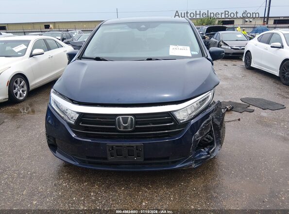5FNRL6H91PB030155 2023 HONDA ODYSSEY Blue Սարքավորումների վահանակի տեսք